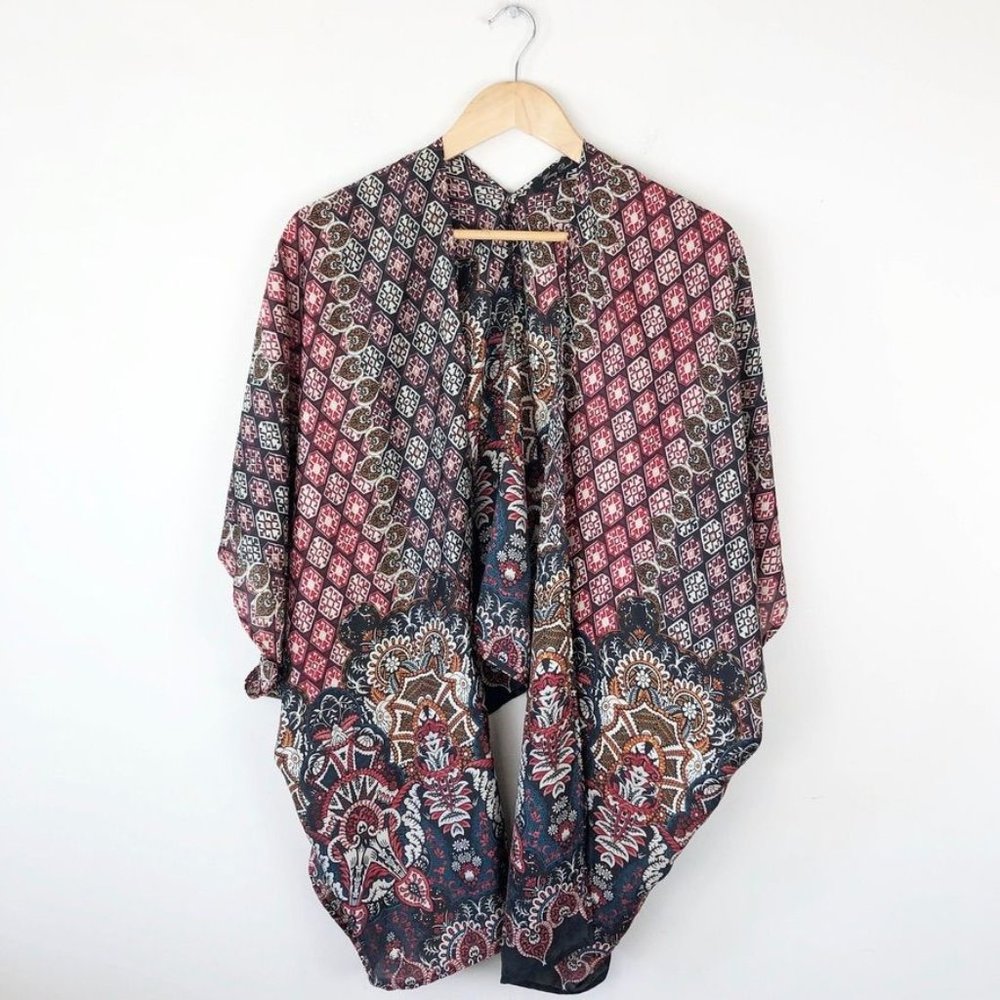 Honey Punch Kimono Wrap Top
